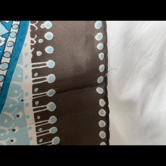 Vintage Silk Paisley Bloomingdales Scarf - Picture 2 of 4